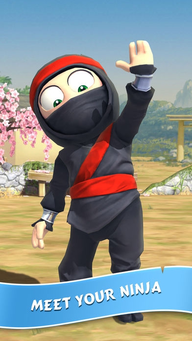 ภาพตัวอย่างแอป Clumsy Ninja - เกมส์ฝึกนินจา