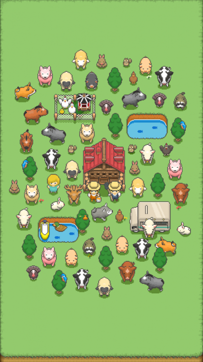ภาพตัวอย่างแอป Tiny Pixel Farm Simple Farm Game