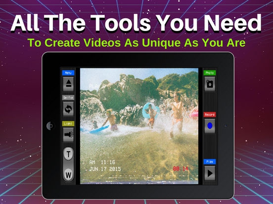 ภาพตัวอย่างแอป Retro VHS - Old School Video Camcorder & Camera - แอปถ่ายวีดีโอแนวย้อนยุค