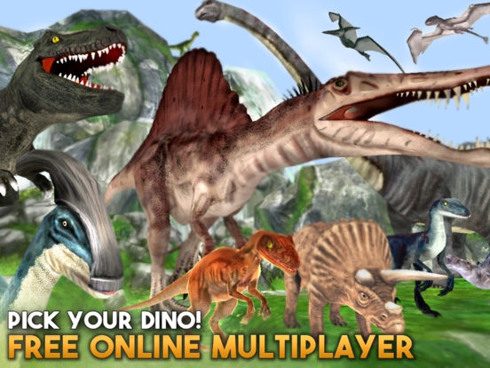 ภาพตัวอย่างแอป Jurassic Dino-saur Online Sim-ulator