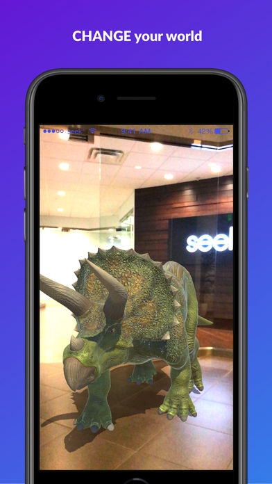 ภาพตัวอย่างแอป Seek XR - Augmented Reality