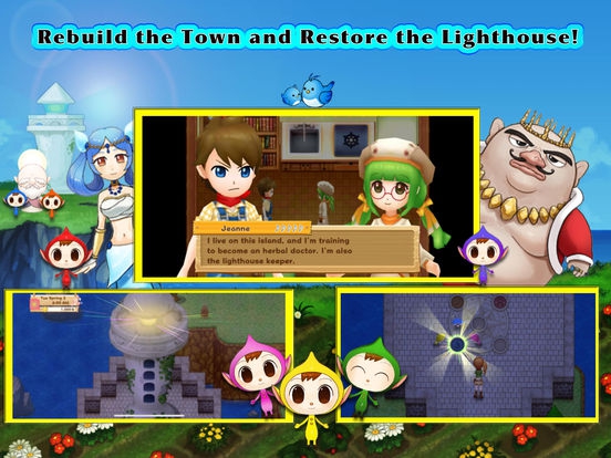 ภาพตัวอย่างแอป Harvest Moon: Light of Hope