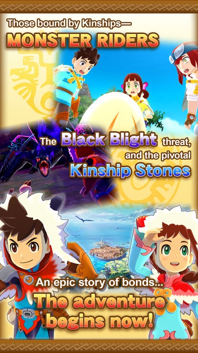 ภาพตัวอย่างแอป Monster Hunter Stories