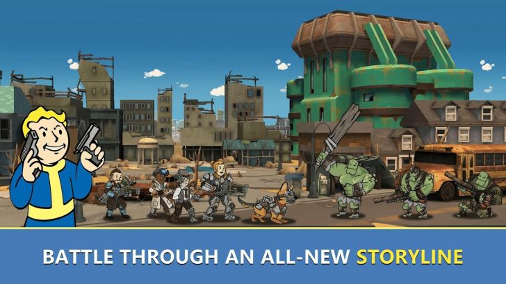 ภาพตัวอย่างแอป Fallout Shelter Online