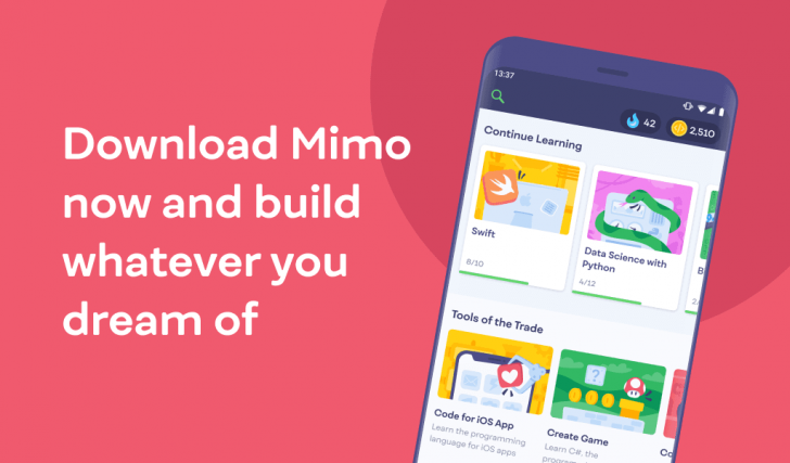 ภาพตัวอย่างแอป Mimo: Learn to Code & Program