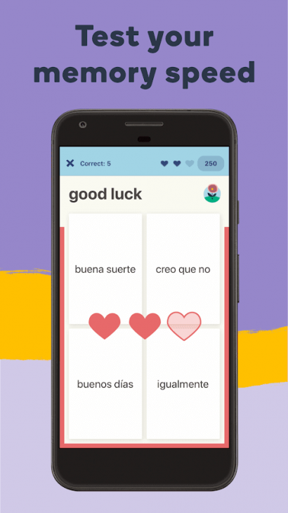 ภาพตัวอย่างแอป Memrise: Learn Languages Fast