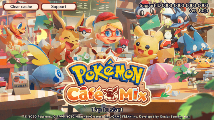 ภาพตัวอย่างแอป Pokémon Café Mix