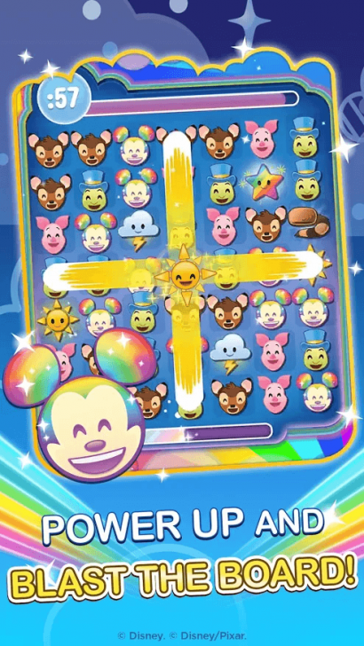 ภาพตัวอย่างแอป Disney Emoji Blitz