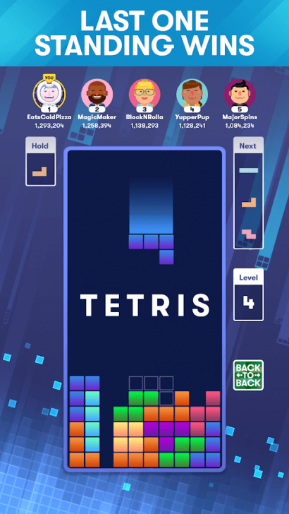 ภาพตัวอย่างแอป Tetris®