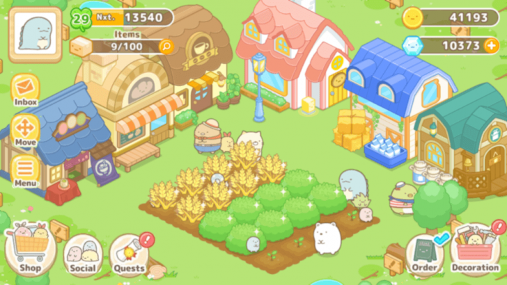 ภาพตัวอย่างแอป Sumikkogurashi Farm