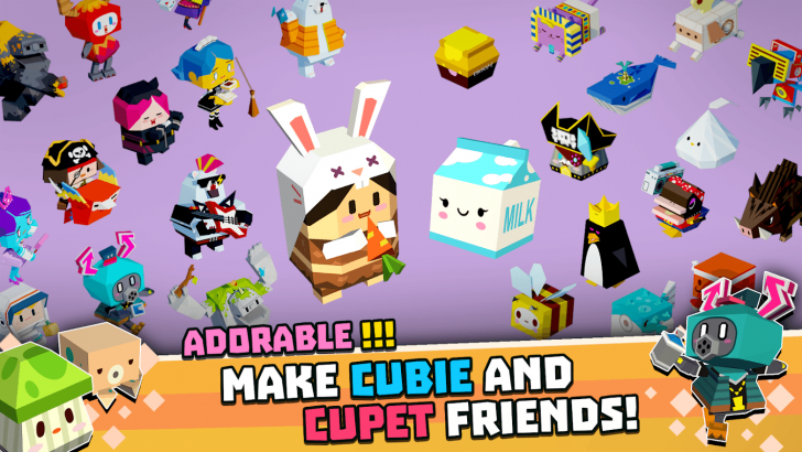 ภาพตัวอย่างแอป Cubie Adventure World