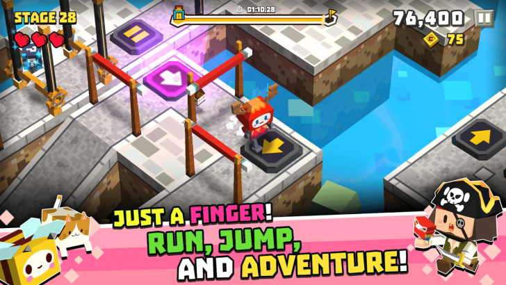 ภาพตัวอย่างแอป Cubie Adventure World