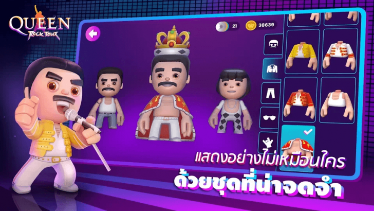 ภาพตัวอย่างแอป Queen: Rock Tou‪r‬