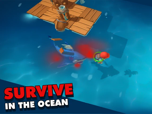 ภาพตัวอย่างแอป Epic Raft: Fighting Surviva‪l