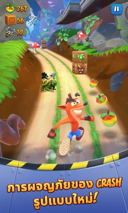 ภาพตัวอย่างแอป Crash Bandicoot: On the Run‪!‬