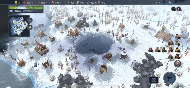 ภาพตัวอย่างแอป Northgard