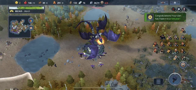 ภาพตัวอย่างแอป Northgard