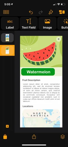 ภาพตัวอย่างแอป Pineapple - Build Apps