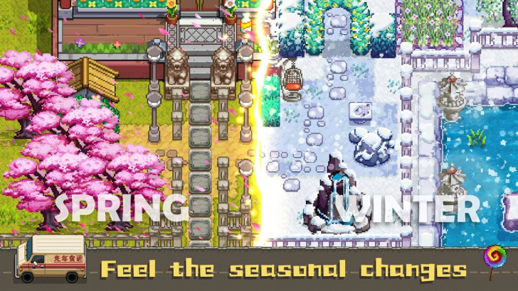 ภาพตัวอย่างแอป Harvest Town - Pixel Sim RPG