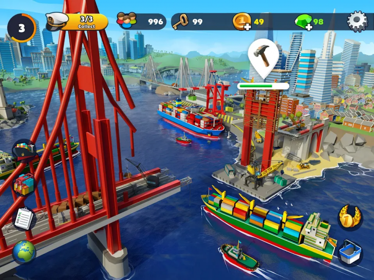 ภาพตัวอย่างแอป Port City: Ship Tycoon