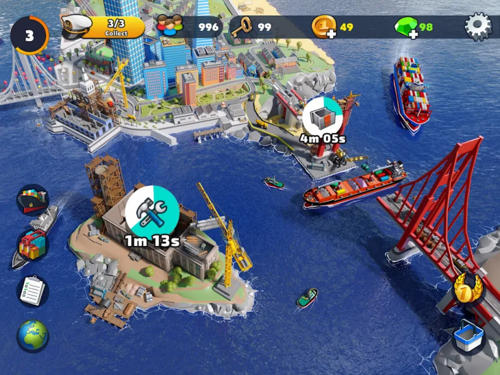 ภาพตัวอย่างแอป Port City: Ship Tycoon