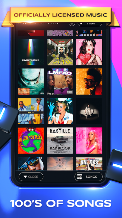ภาพตัวอย่างแอป Beatstar - Touch Your Music