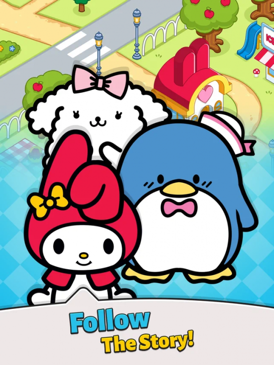 ภาพตัวอย่างแอป Hello Kitty - Merge Town