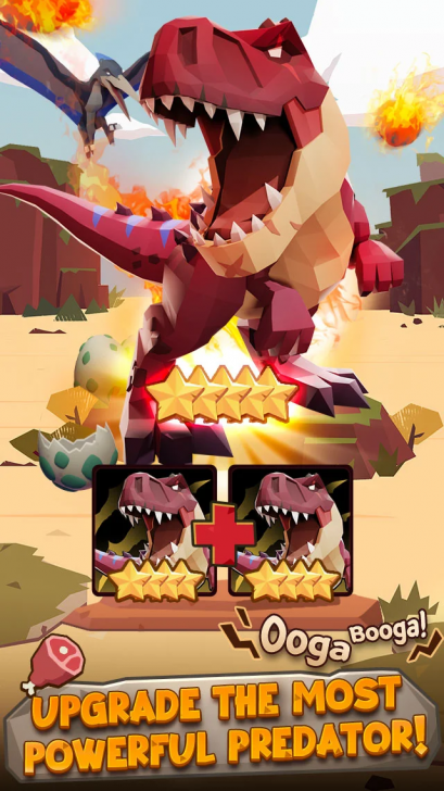 ภาพตัวอย่างแอป Dino Clash