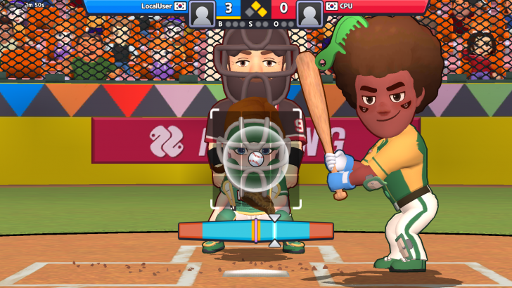 ภาพตัวอย่างแอป Super Baseball League