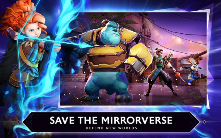 ภาพตัวอย่างแอป Disney Mirrorverse