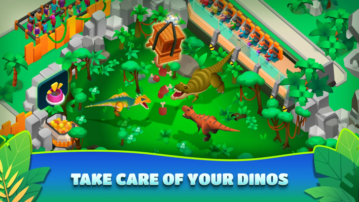 ภาพตัวอย่างแอป Dinosaur Park—Jurassic Tycoon