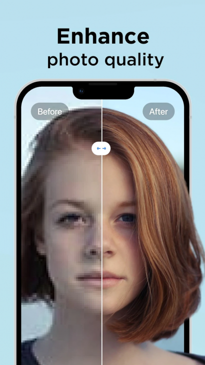 ภาพตัวอย่างแอป Pixelup - AI Photo Enhancer
