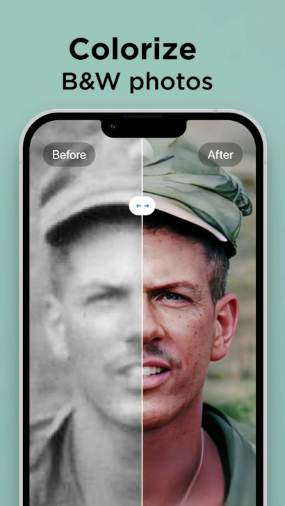 ภาพตัวอย่างแอป Pixelup - AI Photo Enhancer