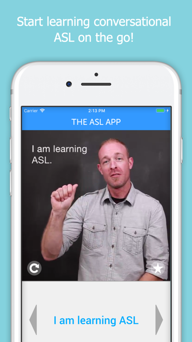 ภาพตัวอย่างแอป The ASL App